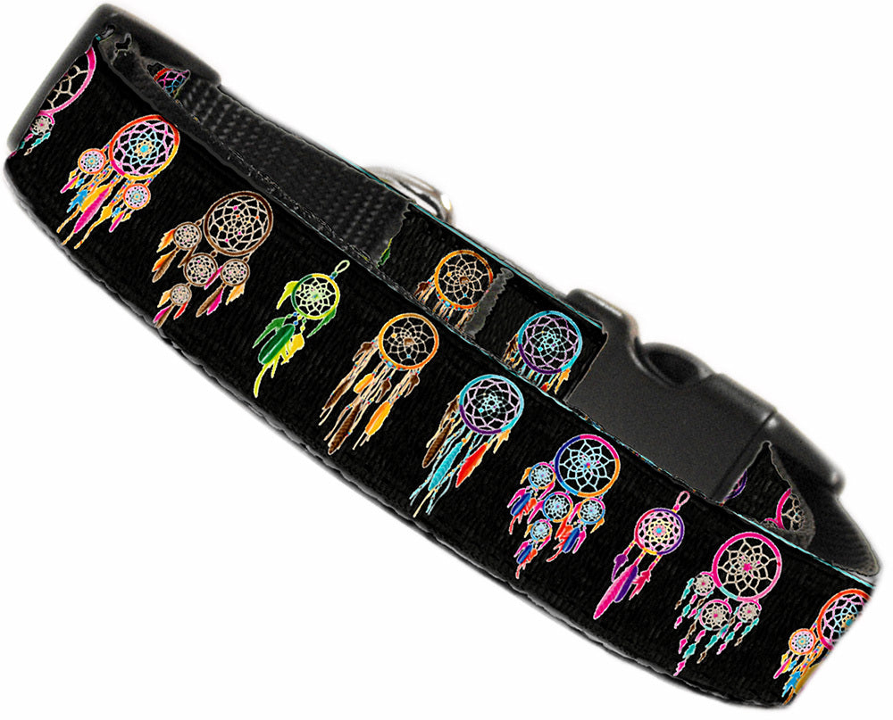 Dream Catcher Nylon Dog Collar XL